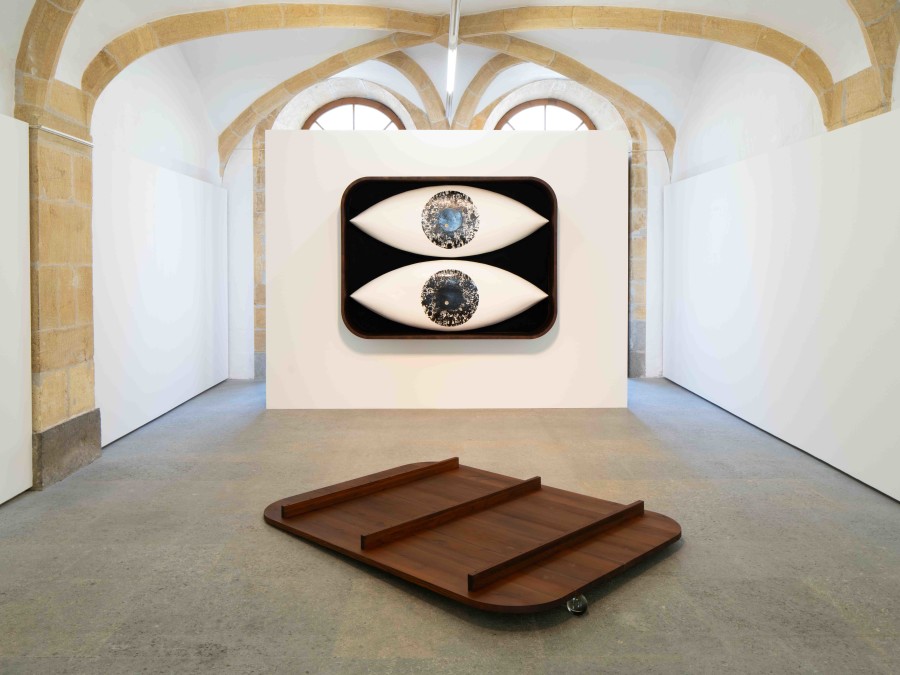 Exhibition view, Le Futur Imparfait, Dorian Sari, Centre d'Art Contemporain Yverdon-les-Bains (CACY), 2025. Photo credit: Anne-Laure Lechat