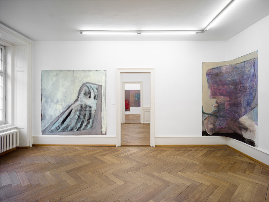 Thomas Hauri, Ohne Titel , 2025; Ohne Titel , 2025 (2022-2025), exhibition view Kunsthaus Langenthal. Photo: Cedric Mussano, Kunsthaus Langenthal. Courtesy: Thomas Hauri.