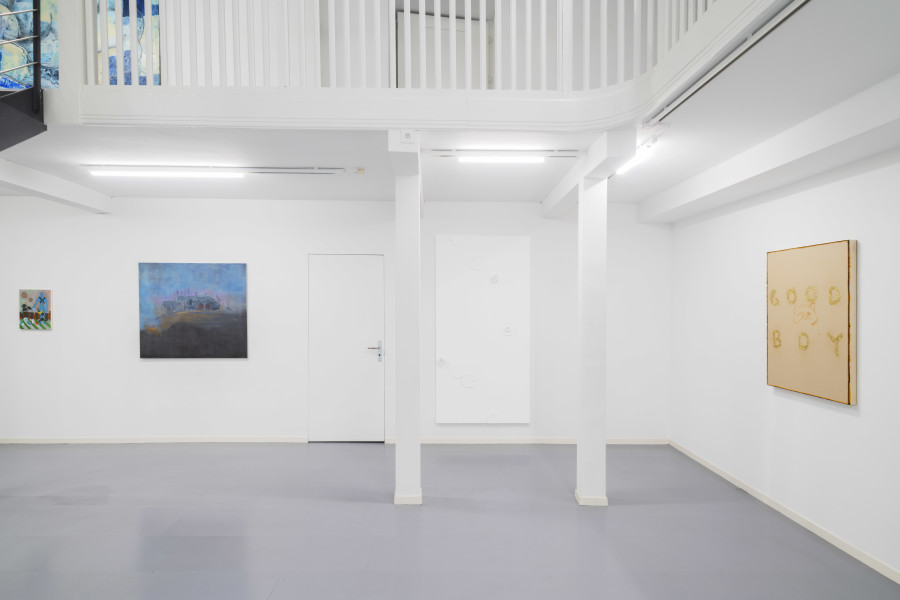 Exhibition view, CARE PACKAGE, Blue Velvet Projects, 2023. Photo credit: Flavio Karrer