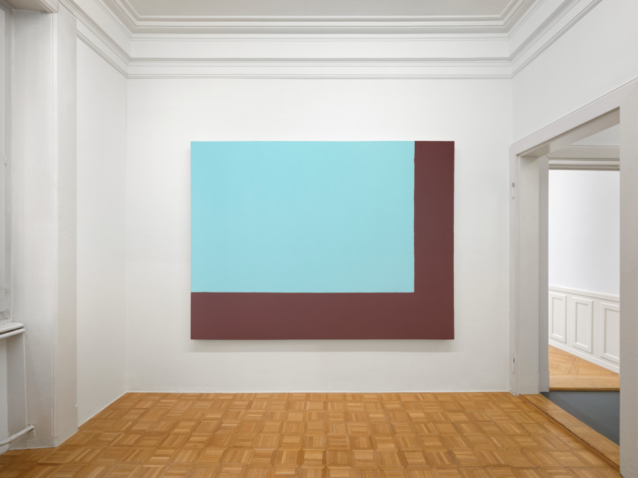 Exhibition view, Olivier Mosset, Drive Through, Galerie Oskar Weiss, Zürich, 2026, Photo credit: Stefan Altenburger