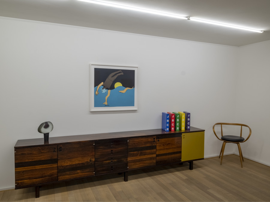 Exhibition view, Magnus Plessen, Collagen, Mai 36 Galerie, 2022.