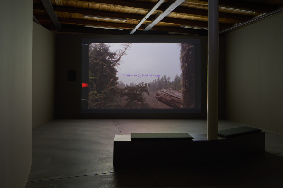 Exhibition view, Sky Hopinka, Our Ailing Senses, Kunsthalle Friart Fribourg, 2024. Photo: Guillaume Python. Courtesy Kunsthalle Friart Fribourg
