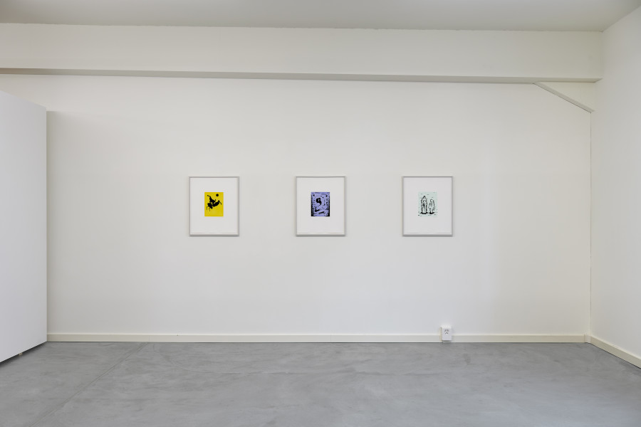 Installation view "Echoes of Imagination", Mai-Thu Perret, Gregor Hildebrandt, Franziska Furter, Dove Allouche; Photo: Bernhard Strauss