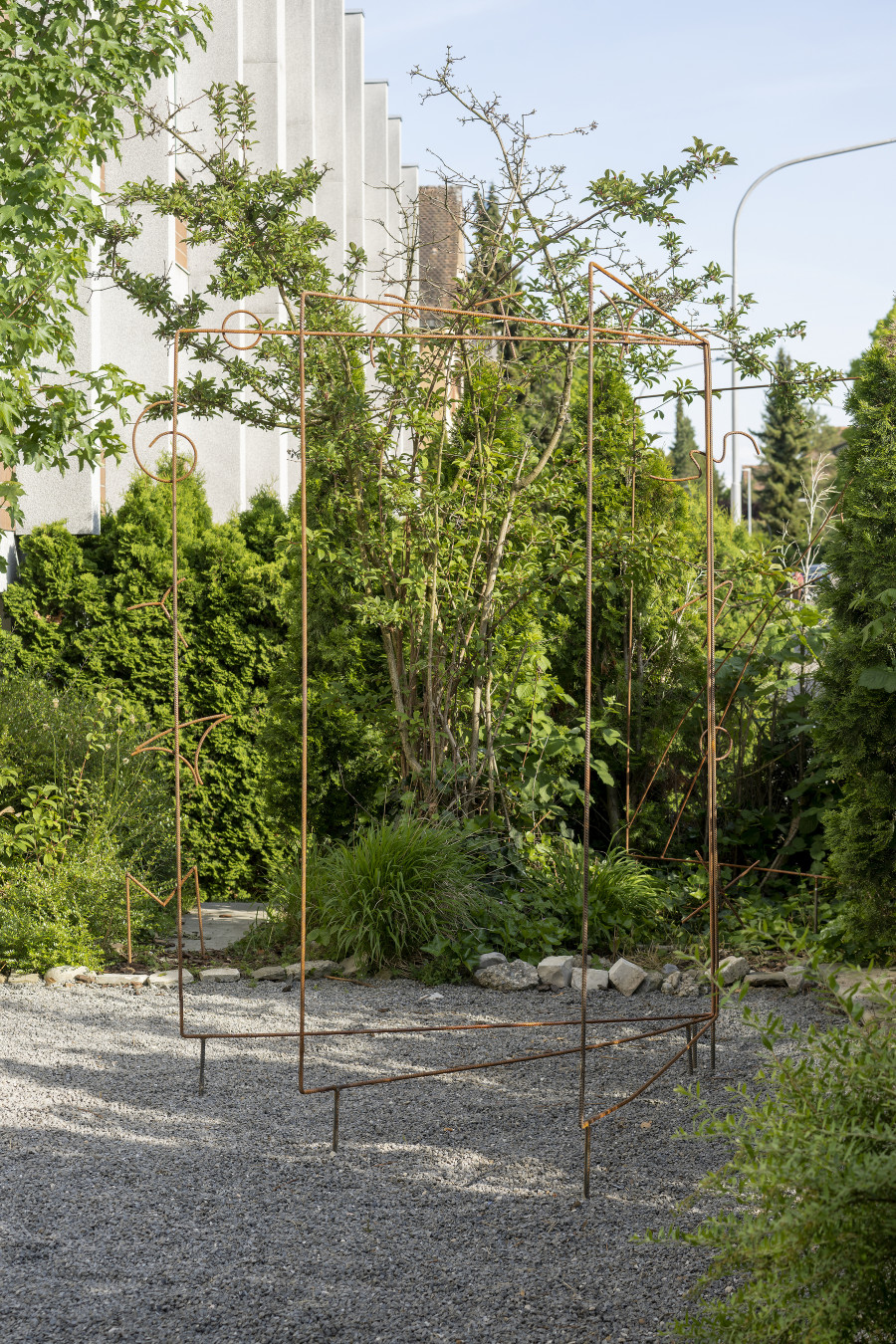 Emancipation Gate, 2016, Steel rebar, 210 × 110 cm / 82.68 × 43.31 in