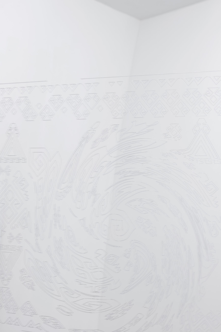 Detail, Untitled, 2022, Plexiglass, 179 x 85 x 17 cm