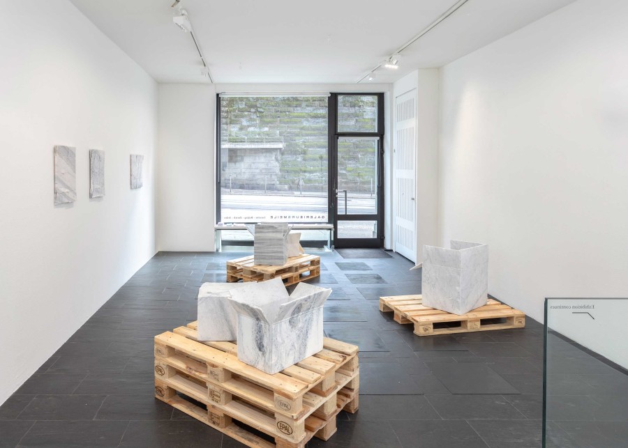 Exhibition view, Hu Qingyan, Keep Silent, Galerie Urs Meile, 2024.