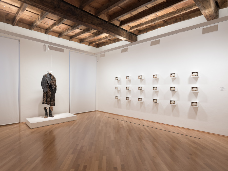 04.	Installation view "Black or White. Works from the Collection 1935- 2021" © MASI Lugano, photo: Alfio Tommasini