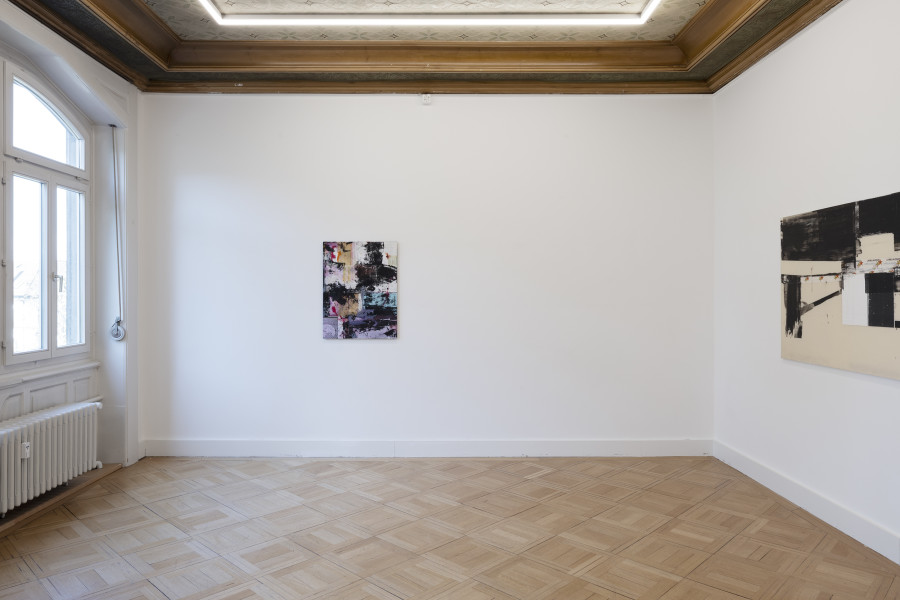 Installation view, Rafal Skoczek, Driftworks, Galerie Oskar Weiss, Zürich, 2025. Photo credit: Gina Folly