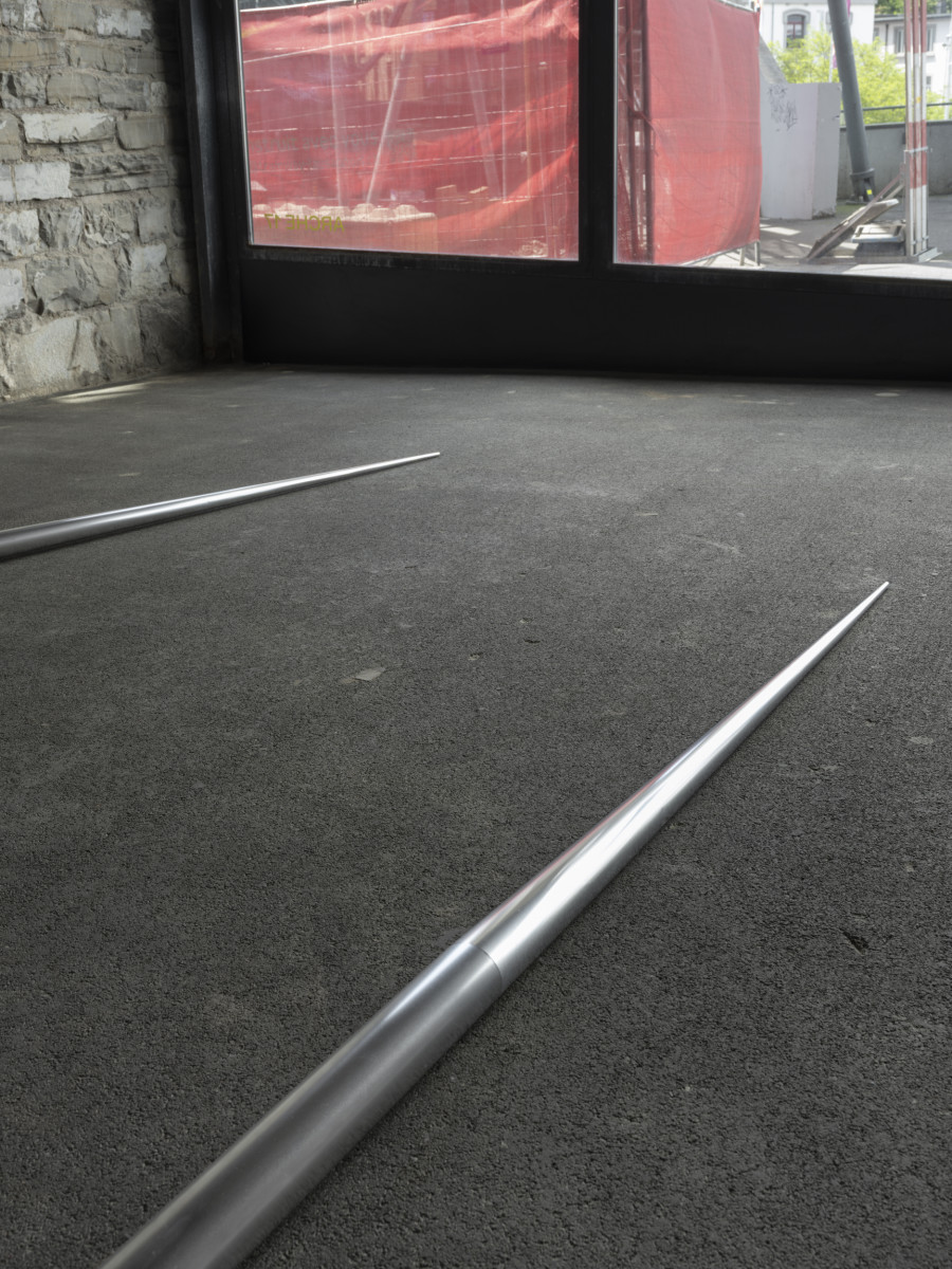 Installation view, Clémentine Adou, Public, Tunnel Tunnel, Lausanne, 2025. Photo credit: Julien Gremaud