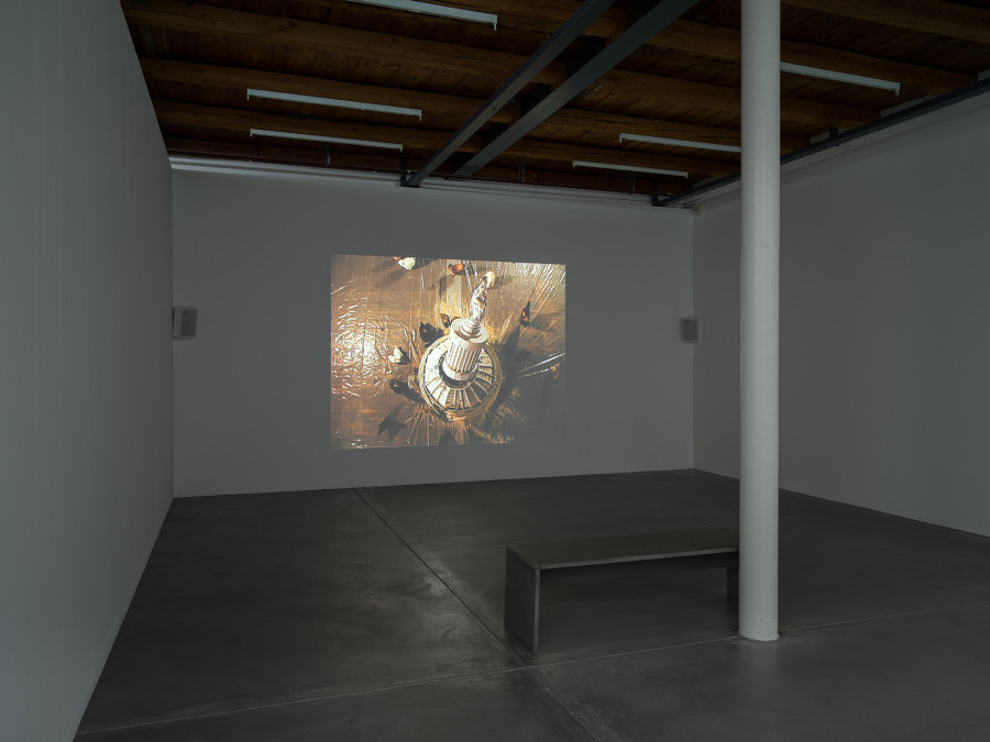 Pope.L, Small Cup (2008), installation view, Passages, Kunsthalle Friart Fribourg, 2026. Photo: Cedric Mussano. Courtesy the Estate of Pope.L