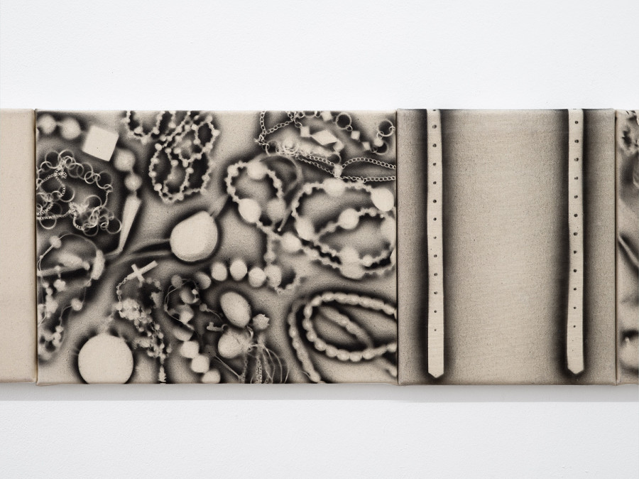 Christelle Kahla, Fragments of Intimacies (The Nudes series #1-19) , 2023-26, exhi- bition view Kunsthaus Langenthal. Photo: Cedric Mussano, Kunsthaus Langenthal. Courtesy: Christelle Kahla.