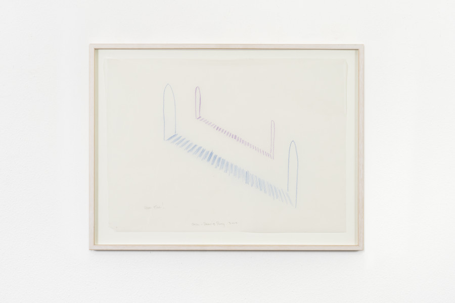 Max Neuhaus – Untitled, 1993; Drawing study 4. Sound Work Location: CAPC Musée d'Art Moderne, Bordeaux (1993 – present)
