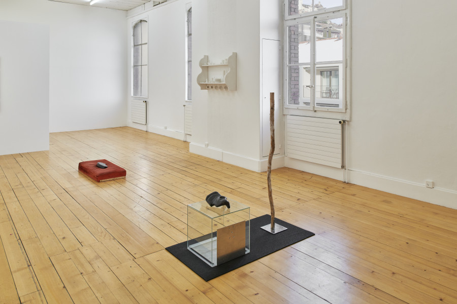 Exhibition view, La main–pleur, 2022, Kunsthalle Friart Fribourg. Photo : Guillaume Python