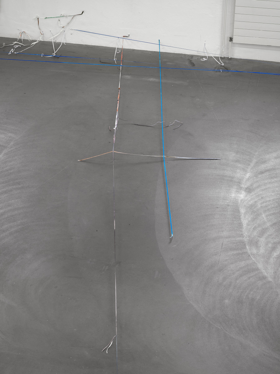 Olga Balema, The bizarre space of complex numbers, installation view, Kunsthalle Friart Fribourg, 2025. Photo: Cedric Mussano