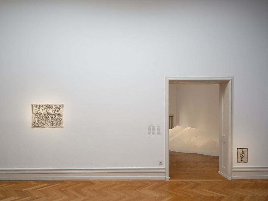 Edgar Calel, exhibition views, Kunsthalle Bern, 2026. Photo: David Aebi.