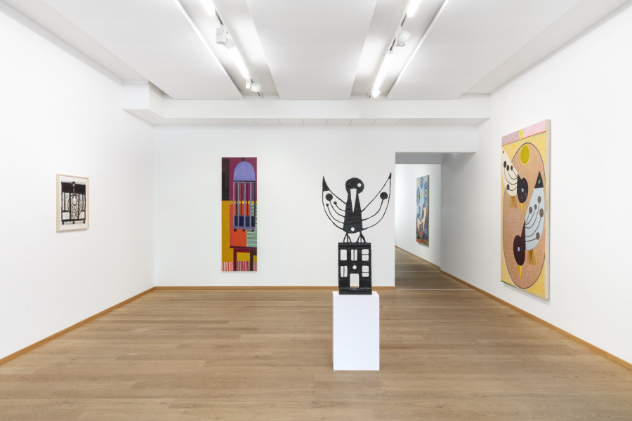 Austin Eddy: IN THE OFF-HOURS, Installation view, 2023, Livie Gallery, Photo: Esther Mathis.