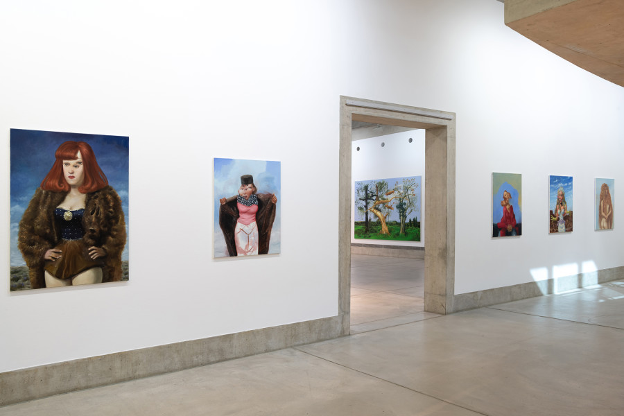 Vue de l'exposition "Stéphane Zaech. Nefertiti" Photographie: Ville de La Chaux-de-Fonds, Aline Henchoz