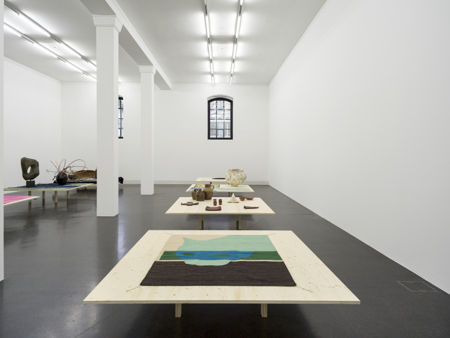 Installation view, CRAFT, curated by Nicolas Trembley, Galerie Francesca Pia, Zurich, 2023. Photo: Cedric Mussano