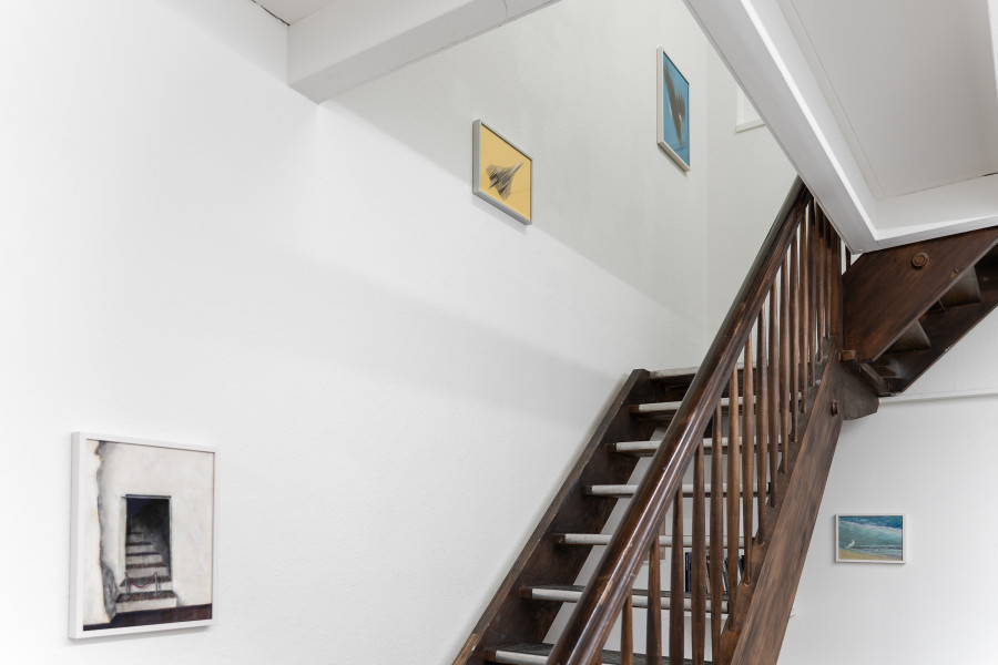 Exhibition views, Adam Cruces: Pastels, Blue Velvet, Zürich, Swiss, 2026. Photo: Adam Cruces