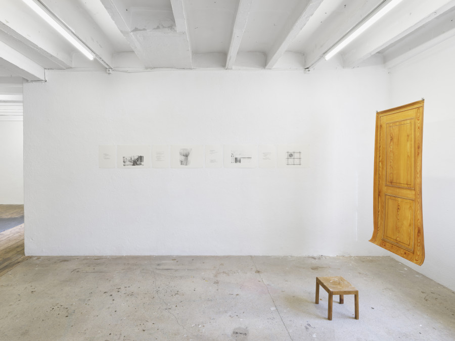 Exhibition view, The house, the paste, the weather (Part 1), Stiftung BINZ39, 2024-2025. Photo credit: Conradin Frei