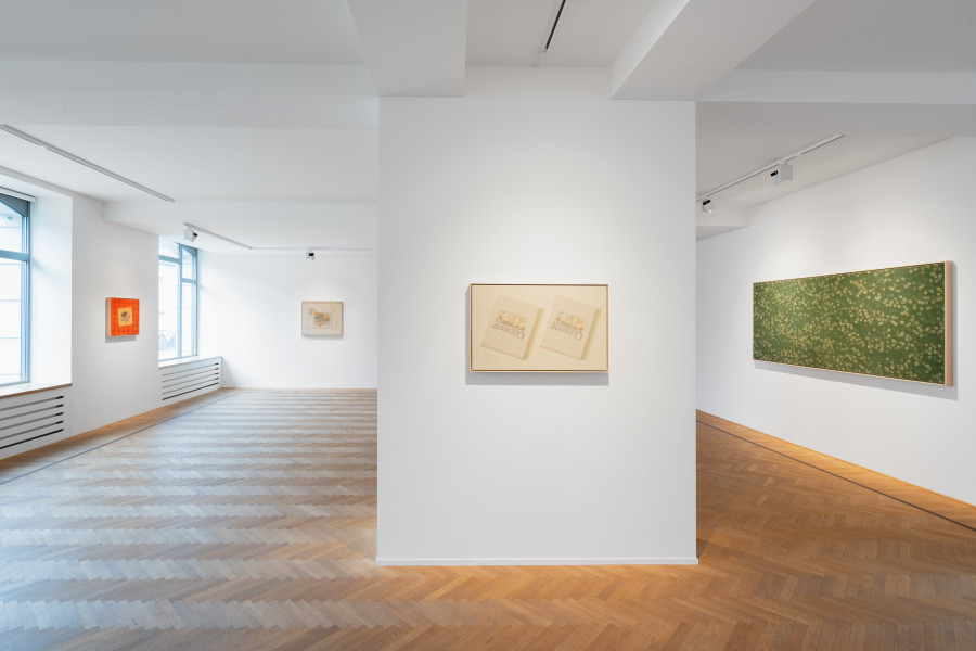 Installation view of Johnny Izatt-Lowry, 'In, and just outside of', 2024, Galerie Fabian Lang, Zürich. Credit: Courtesy of the artist and Galerie Fabian Lang. Copyright: © Fabian Lang