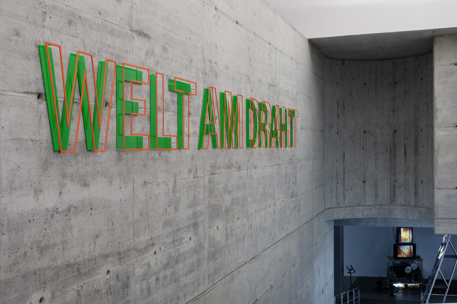 Welt am Draht, Installationsansicht, Kunstmuseum St.Gallen, Foto: Stefan Rohner