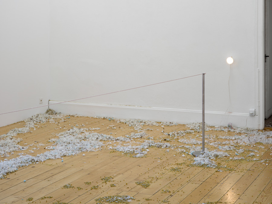 Jason Dodge, installation view, Kunsthalle Friart Fribourg, 2026. Photo: Cedric Mussano