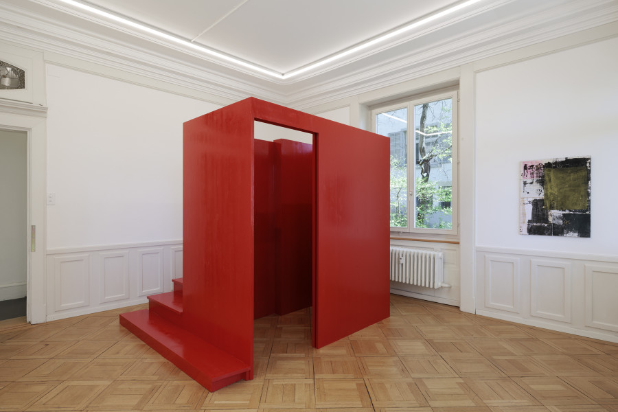 Installation view, Rafal Skoczek, Driftworks, Galerie Oskar Weiss, Zürich, 2025. Photo credit: Gina Folly