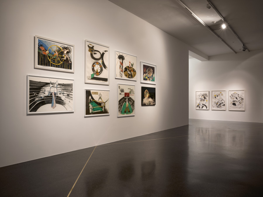 Ericka Beckman: Lucky Charm – Drawings and photographs from the 80’s until today, Exhibition view, 2023, Galerie Francesca Pia, Photo: Cedric Mussano.