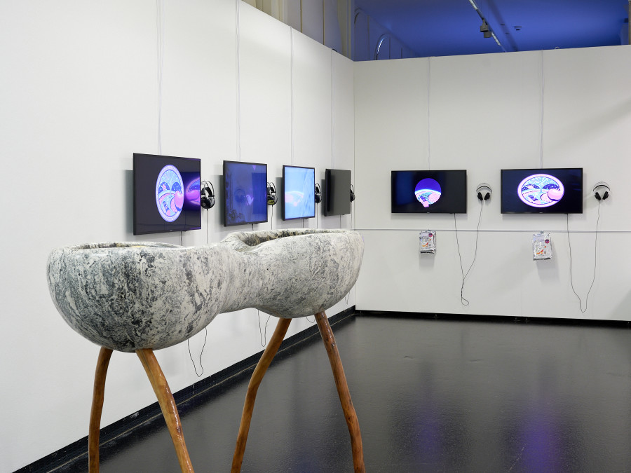 Exhibition view, Aeschlimann Corti-Scholarship 2023, Kunstmuseum Thun, 2023. Photo credit: David Aebi