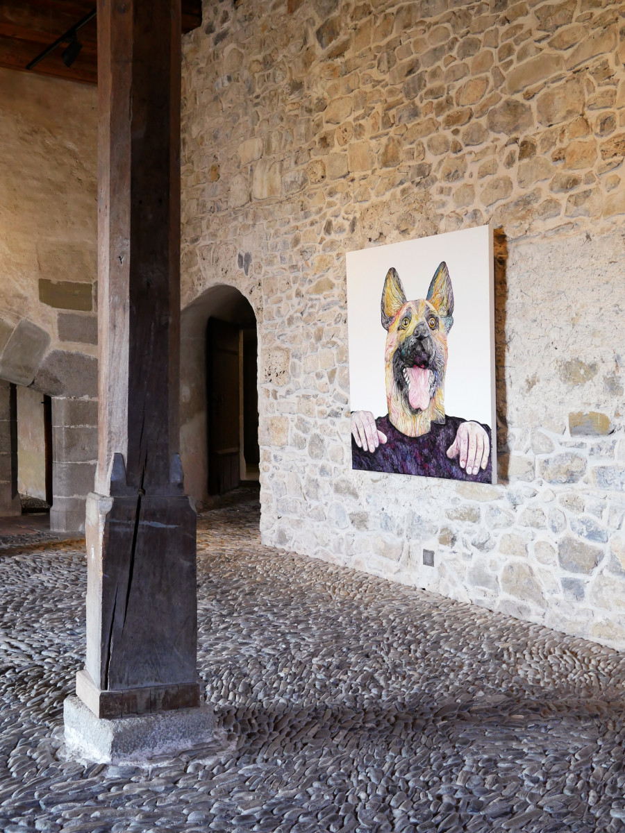 Grégory Sugnaux, vue d’exposition. © Courtoisie de l’artiste, photo. Château de Gruyères