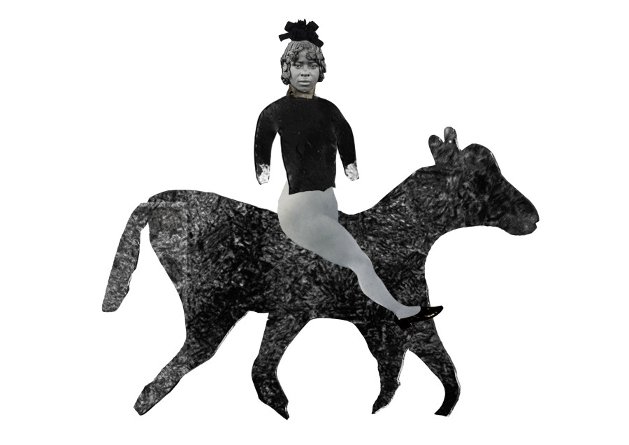 Frida Orupabo, Girl on Horse, 2021 © Frida Orupabo and Galerie Nordenhake Berlin | Stockholm | Mexico City