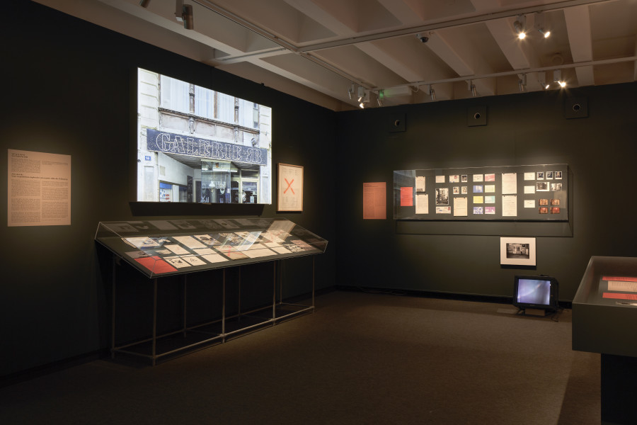Exhibition view, Fri Art was born from the void, the Spirit of a Kunsthalle, Musée d'art et d'histoire de Fribourg, 2021