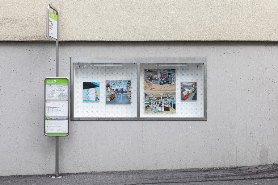 Installation view, Gust Duchateau, Peindre sans souci, SIS123, La Chaux-de-Fonds, 2025.
