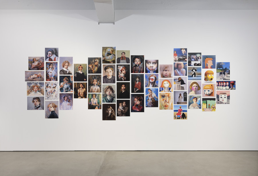 Holly Herndon & Methew Dryhurst, CLASSIFIED, 2021, exhibition view «Collective Worldbuilding – Art in the Metaverse», 2023, HEK, Photo: Franz Wamhof