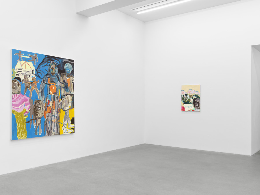 Installation view, Chemu Ng'ok, Echoes, Galerie Eva Presenhuber, Waldmannstrasse, Zurich, 2024 © Chemu Ng'ok. Courtesy the artist and Galerie Eva Presenhuber, Zurich / Vienna. Photo: Stefan Altenburger Photography, Zürich