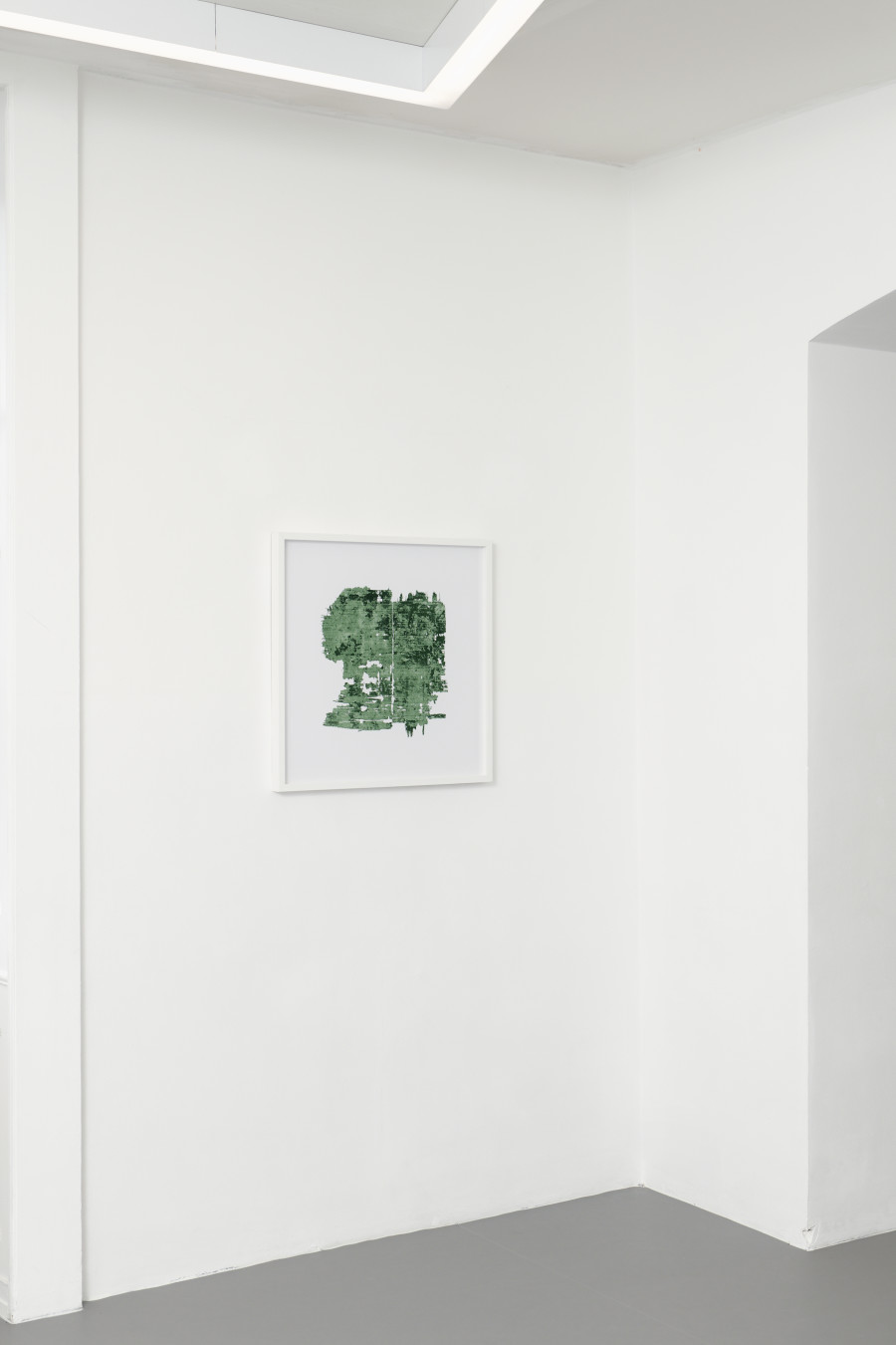 Exhibition view, Laurie Dall'Ava, Emerald Green Pigment, Villa du Parc, 2024. Photo credit: Aurélien Mole