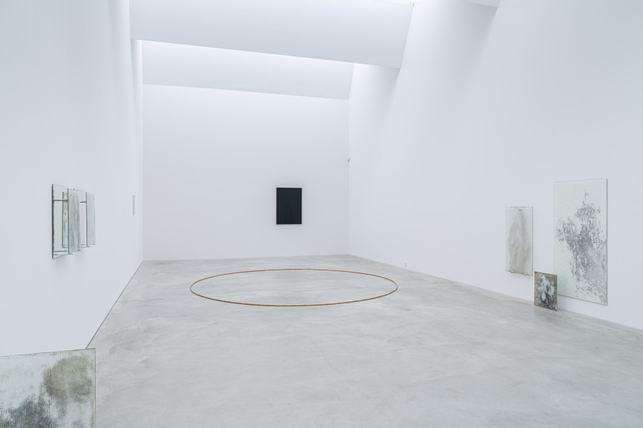 Ausstellungansicht mit Werken von Esther Mathis und Christoph Eisenring, Kunst Museum Winterthur, 2020