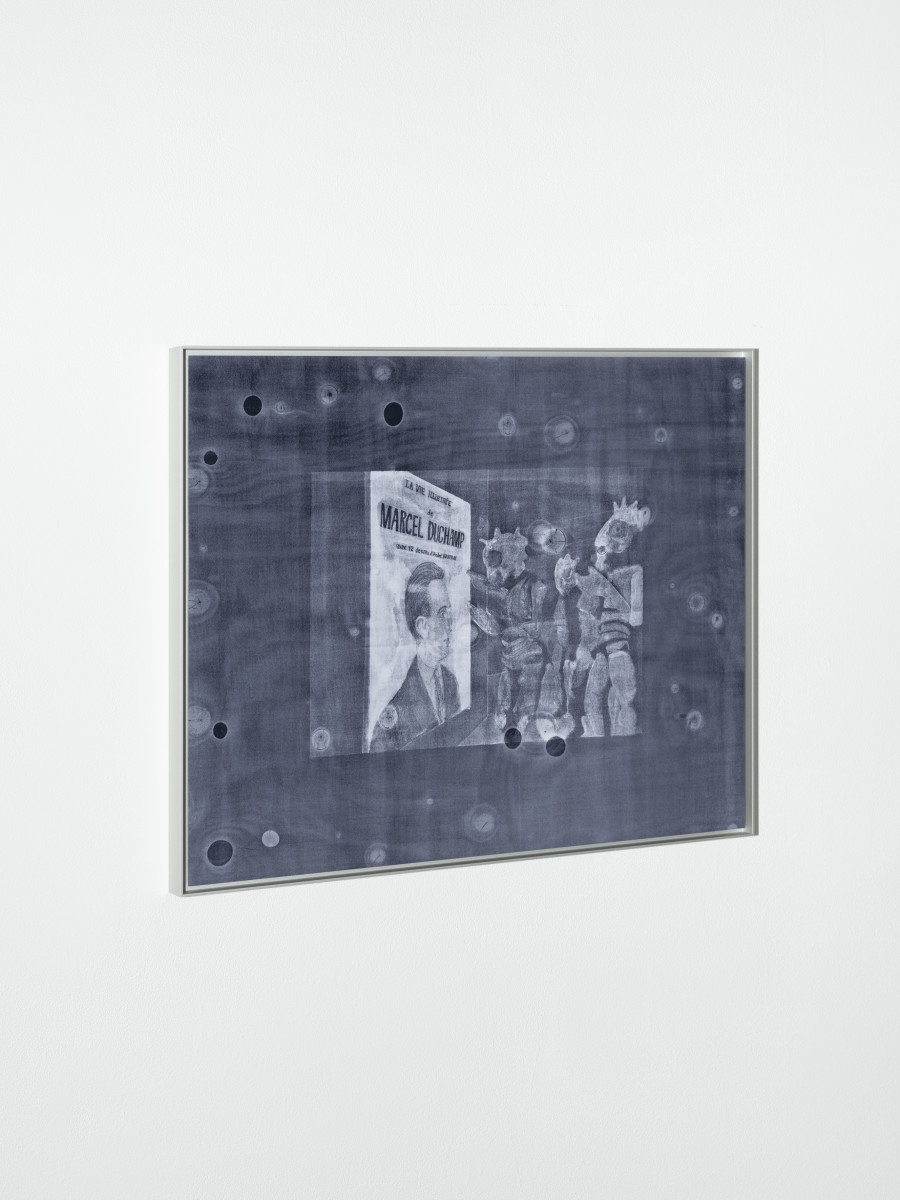 Mathias Pfund, « Les Rayons X », Print on aluminum plate, aluminum frame, 44x36 cm, 2022. Photo credit: Philip Frowein