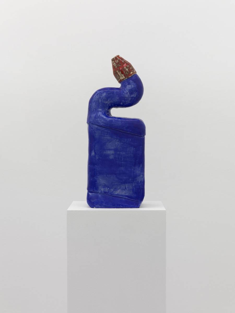 Guillaume Pilet, Toilet Duck, 2021, glazed ceramic, 43 x 16 x 10 cm