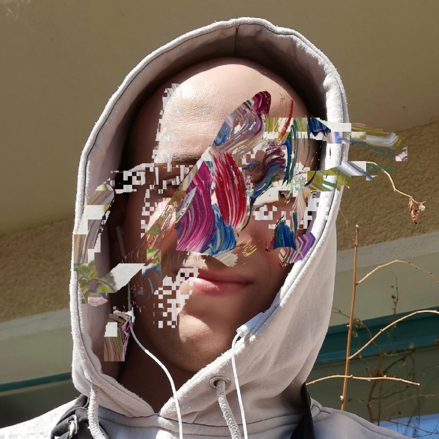 Shinji Toya, Untitled Portrait from Paint Your Face Away, 2020 © Shinji Toya