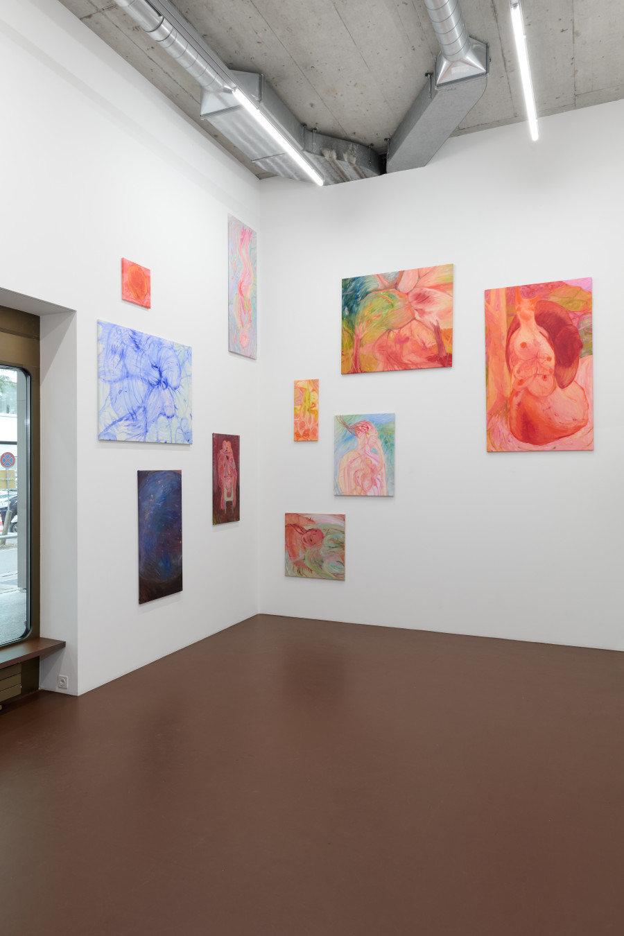 Installation view, Kateryna Lysovenko, Noch eine Welle, 2026, Karma International, Zurich.