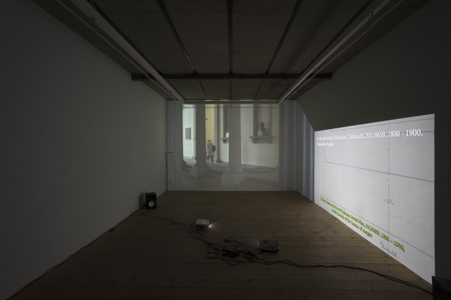 Exhibition view, Lea Schaffner –  Aus dem Kopf /From the Head (By Heart), sic! Elephanthouse, 2022. Photo credit: Andri Stadler