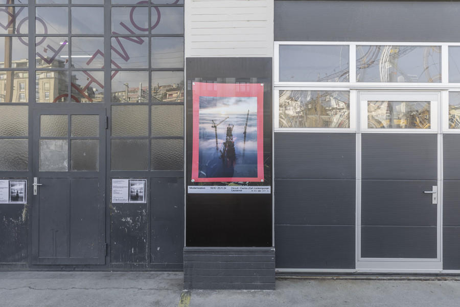 Installation view, Modernization, CIRCUIT, Centre d’Art Contemporain, Lausanne, 2024. Photo: Aude Mayer. Courtesy © the artists, Aude Mayer, CIRCUIT Centre d’art contemporain Lausanne