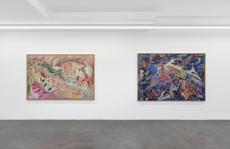 Installation view, Ileana Magoda, Angels of Power, Angels of Beauty, Bernheim Gallery, 2024. Courtesy of the Artist and Bernheim Gallery, London, Zurich. Credit Photo: Annik Wetter