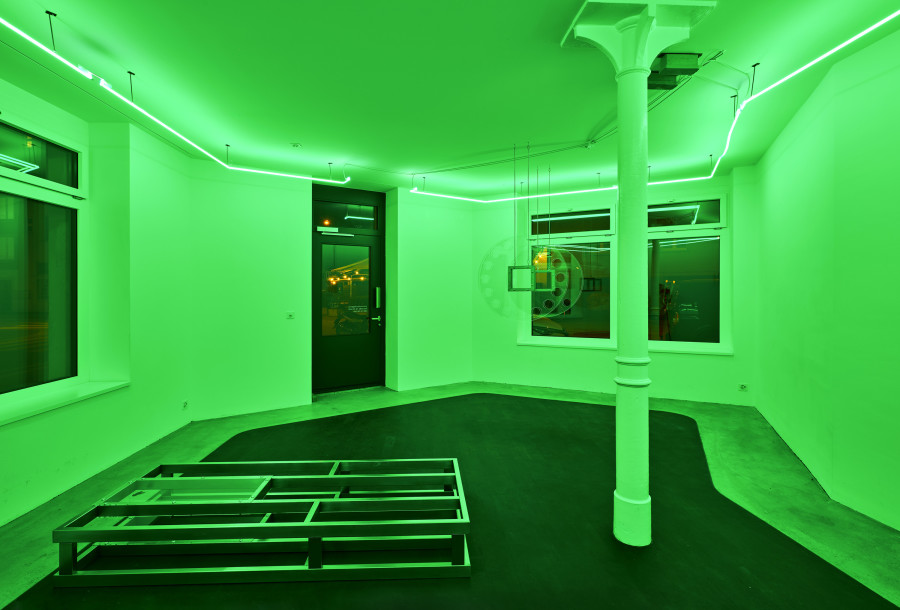 Installation view, Anita Mucolli, Limbo, Kulturfolger, 2023. Photo credit: Anna Maysuk
