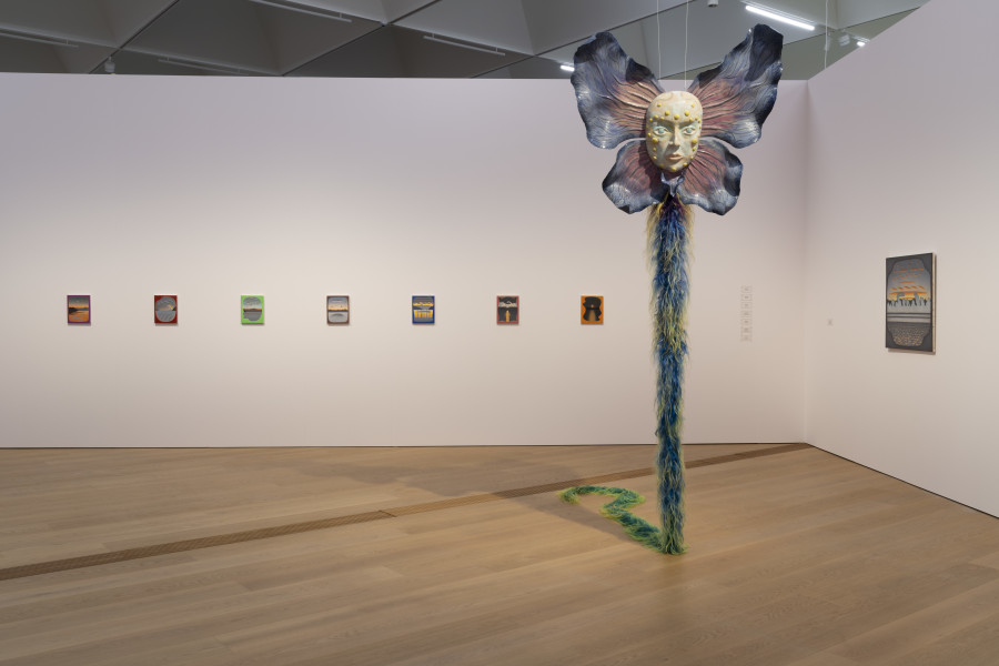 Vue d’exposition Jardin d’Hiver #3. DECORAMA, Musée cantonal des Beaux-Arts de Lausanne, 2025. Photo : MCBA/Karim Kal