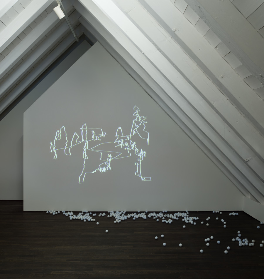 Exhibition view, Andreas Weber / Ramon Feller, Benzeholz, 2024.