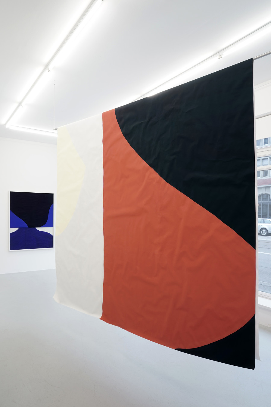 Exhibition view, Mirjam Blanka Inauen, A Beautiful Blue Substance Flows Into Me, Lullin + Ferrari, 2023.