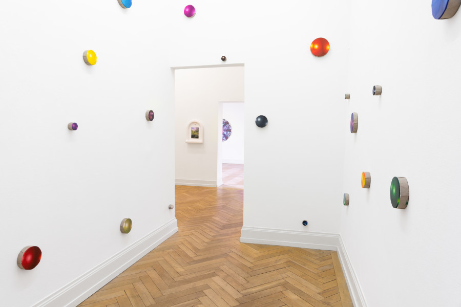 May Your Dream Come, installation view: Marius Steiger, Spheres Space, 2023, Kunsthalle Palazzo 2023, photo: Jennifer Merlyn Scherler